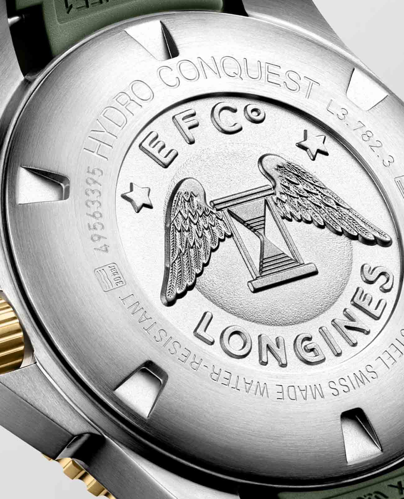 Longines Longines HydroConquest L3.782.3.06.9  - задняя крышка керамика сталь металл корпуса, швейцария часы