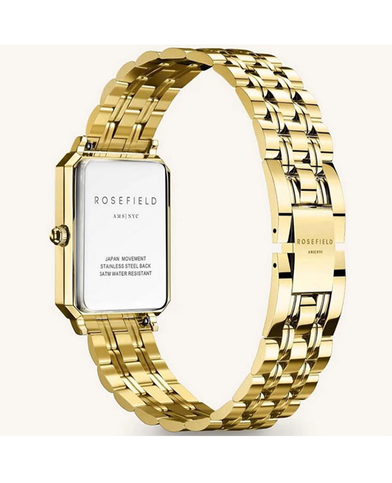 Rosefield Rosefield The Octagon OBGSG-O61,  сша женские часы на браслете сталь с ip покрытием боковой вид