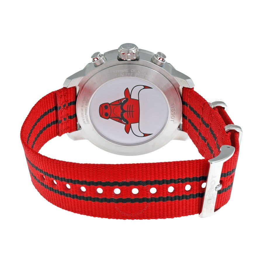 Tissot Tissot Quickster NBA Chicago Bulls T095.417.17.037.04, t-sport швейцария мужские часы на браслете карбон + полимер боковой вид