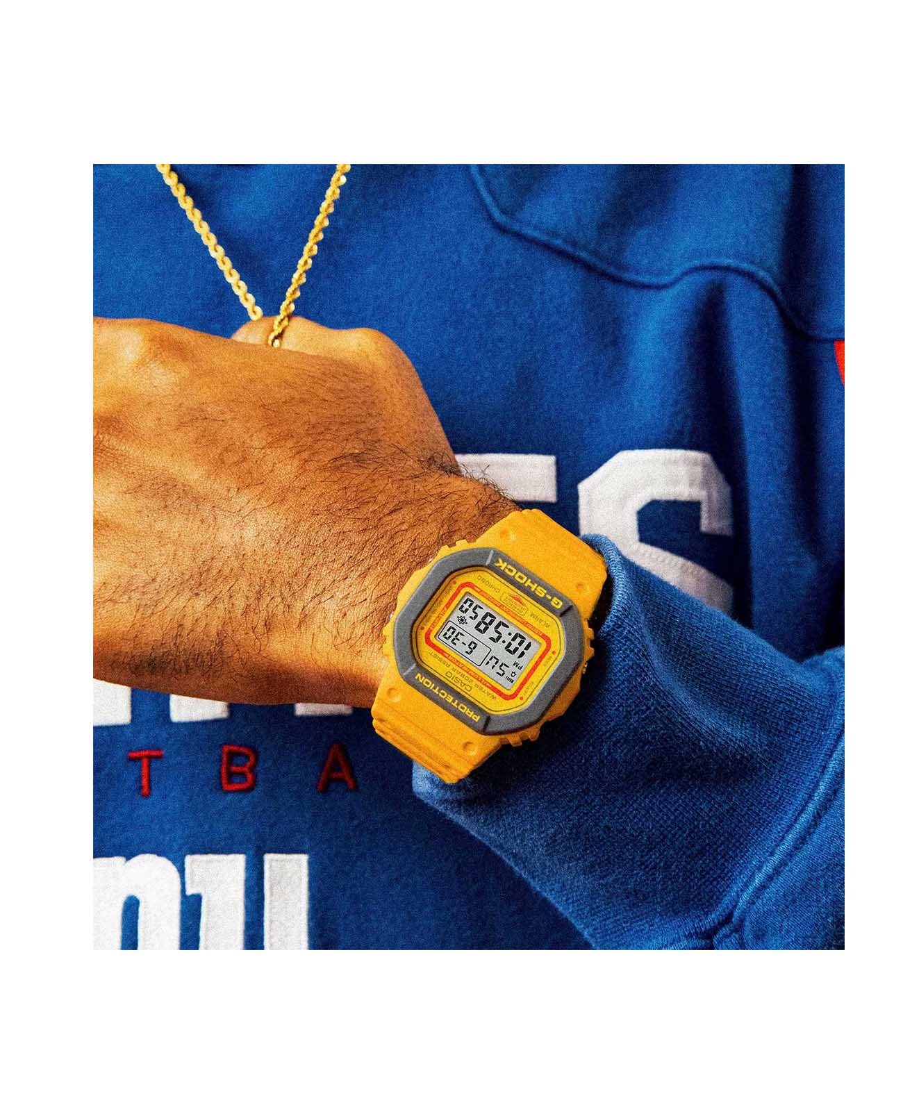 Casio Casio G-Shock DW-5610Y-9DR (DW-5610Y-9) , наручные мужские часы фото под углом