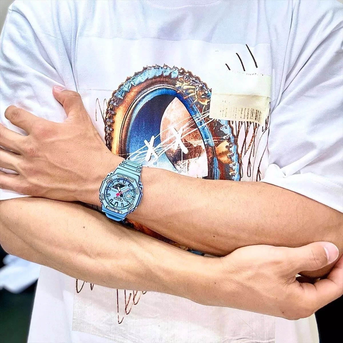 Часы Casio G-Shock GA-2100MNG-2A — купить в Москве по лучшей цене