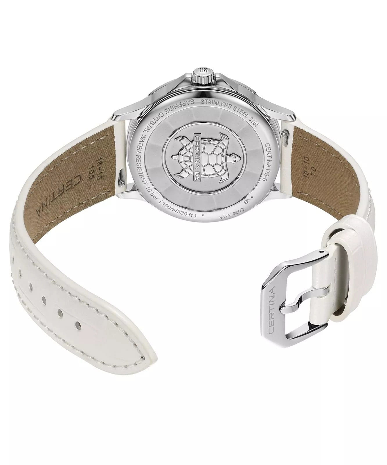 Оригинальные часы Certina Certina DS-6 Lady C039.251.16.116.00 кварцевые калибр механизма  общий вид