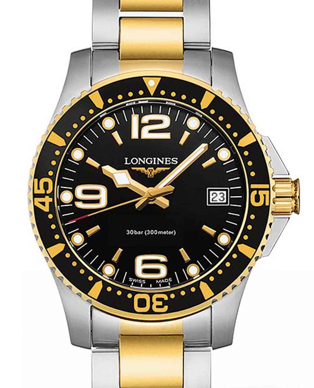 Longines Longines Hydroconquest L3.340.3.56.7 , наручные женские часы фото под углом