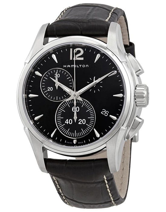 Hamilton Hamilton Jazzmaster Chrono Quartz H32612731 , наручные мужские часы фото под углом