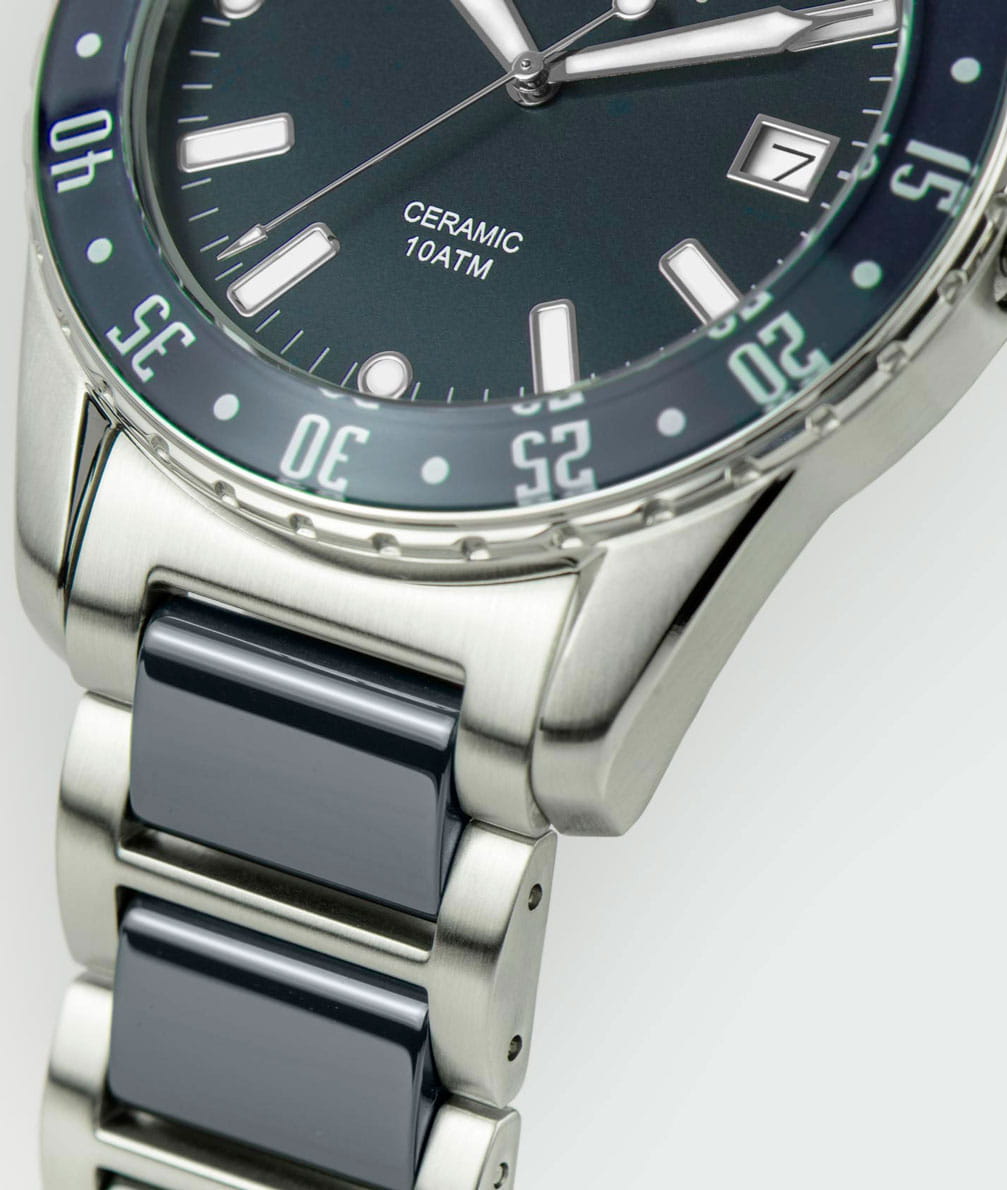 Оригинальные часы Jacques Lemans Jacques Lemans High Tech Ceramic 42-10B кварцевые калибр механизма  общий вид