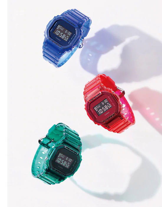 Casio Casio G-Shock DW-5600SB-2, g-shock япония мужские часы на браслете пластик боковой вид