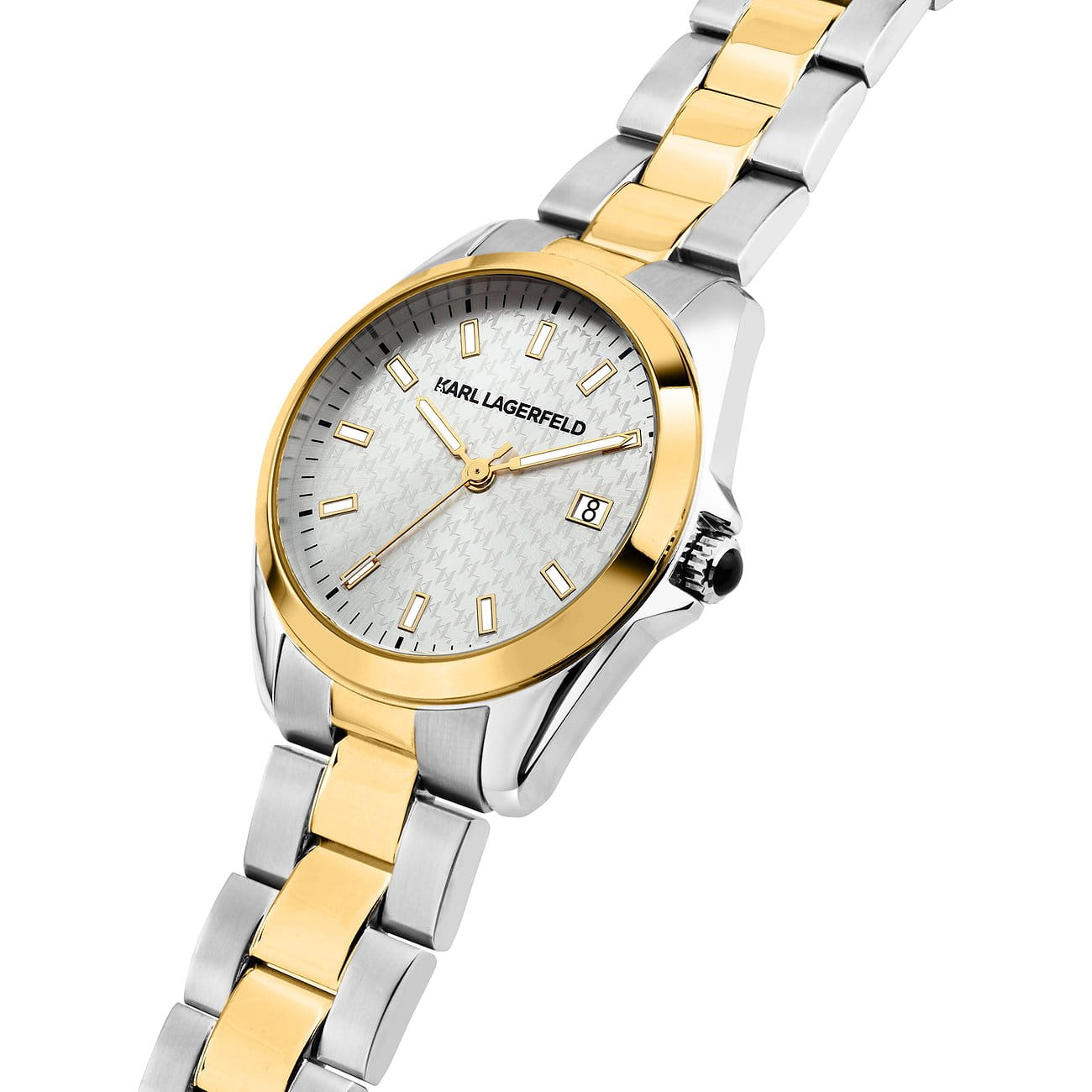 Karl Lagerfeld Karl Lagerfeld Round Essentials R0553101507 женские часы серебристый циферблат на запястье