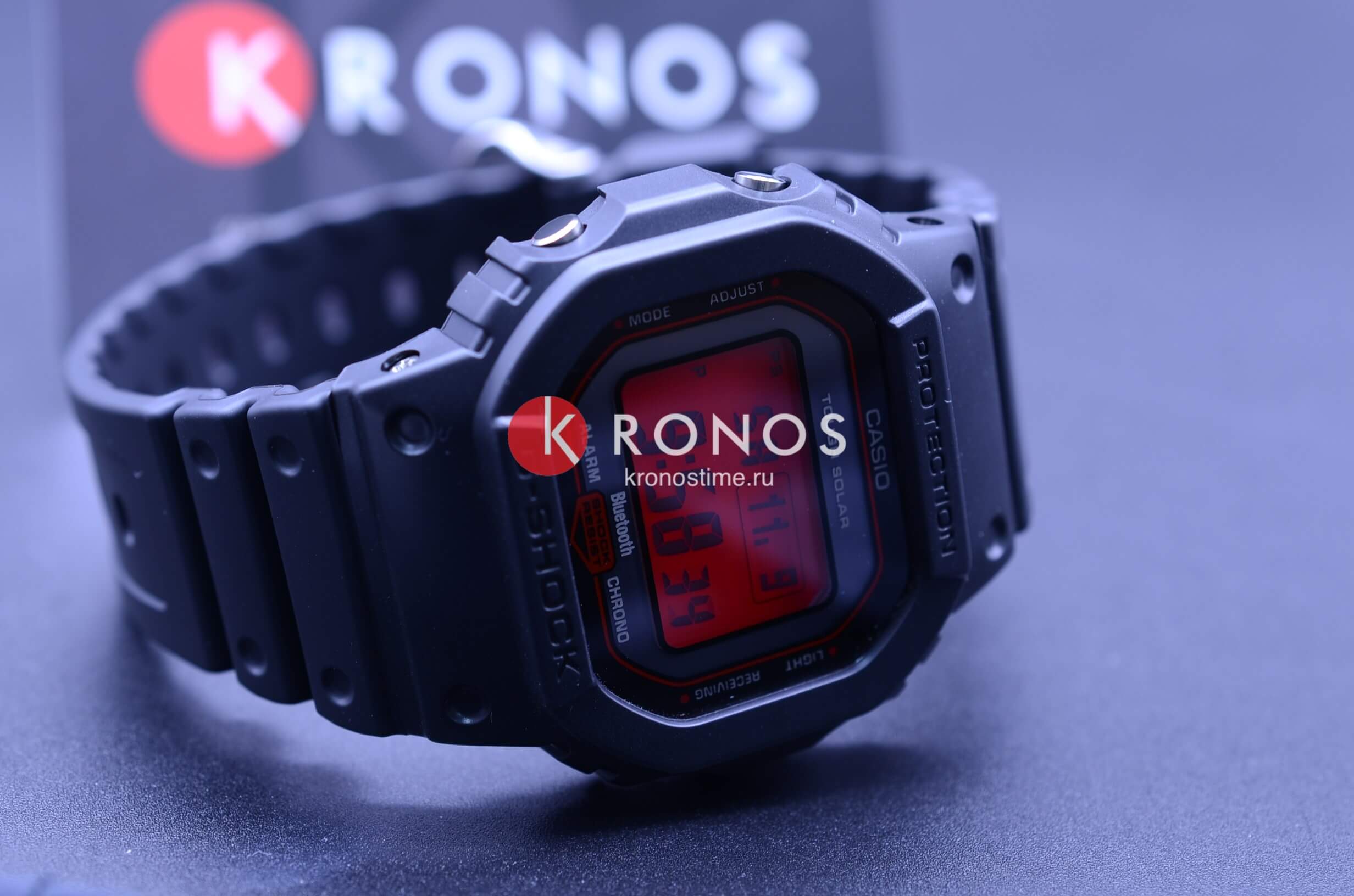 Casio Casio G-Shock GW-B5600AR-1 мужские часы красный циферблат на запястье