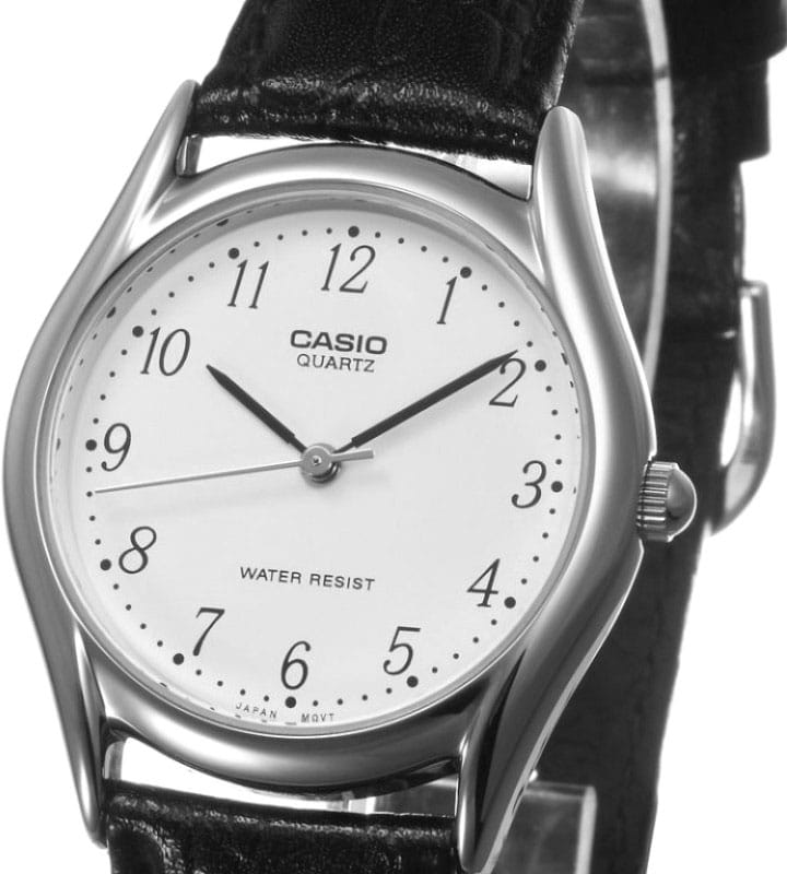 Casio Casio Collection LTP-1094E-7B, ltp япония женские часы на браслете кожаный боковой вид