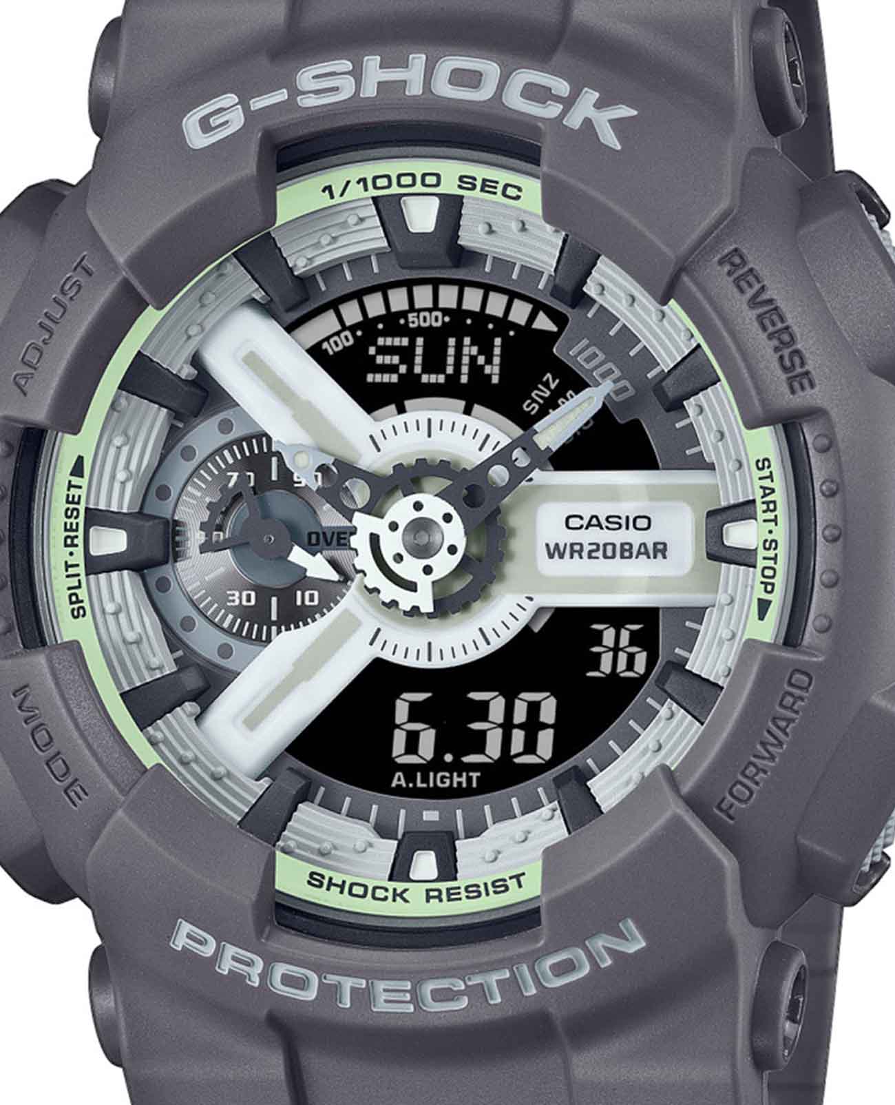 Casio Casio G-Shock GA-110HD-8A (GA-110HD-8A) GA-110, наручные мужские часы фото под углом