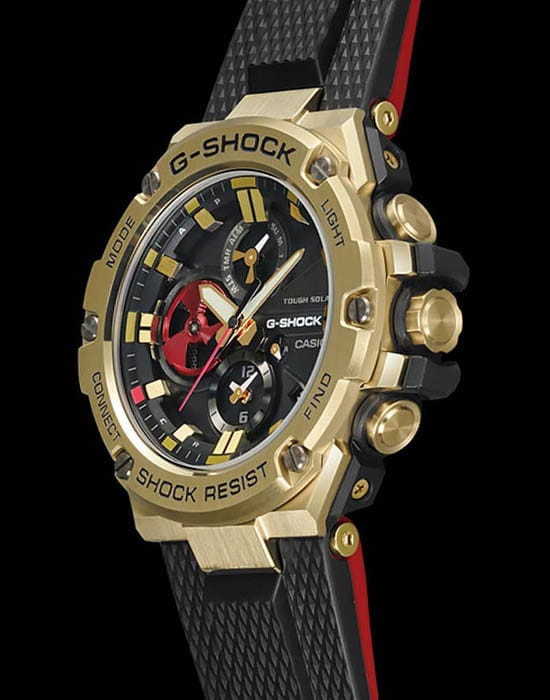 Оригинальные часы Casio Casio G-Shock GST-B100RH-1A электронные калибр механизма  общий вид