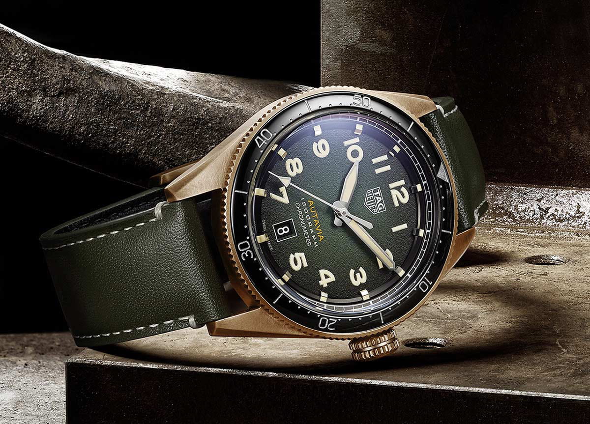 TAG Heuer TAG Heuer Autavia WBE5190.FC8268  — детали корпуса и кожаный