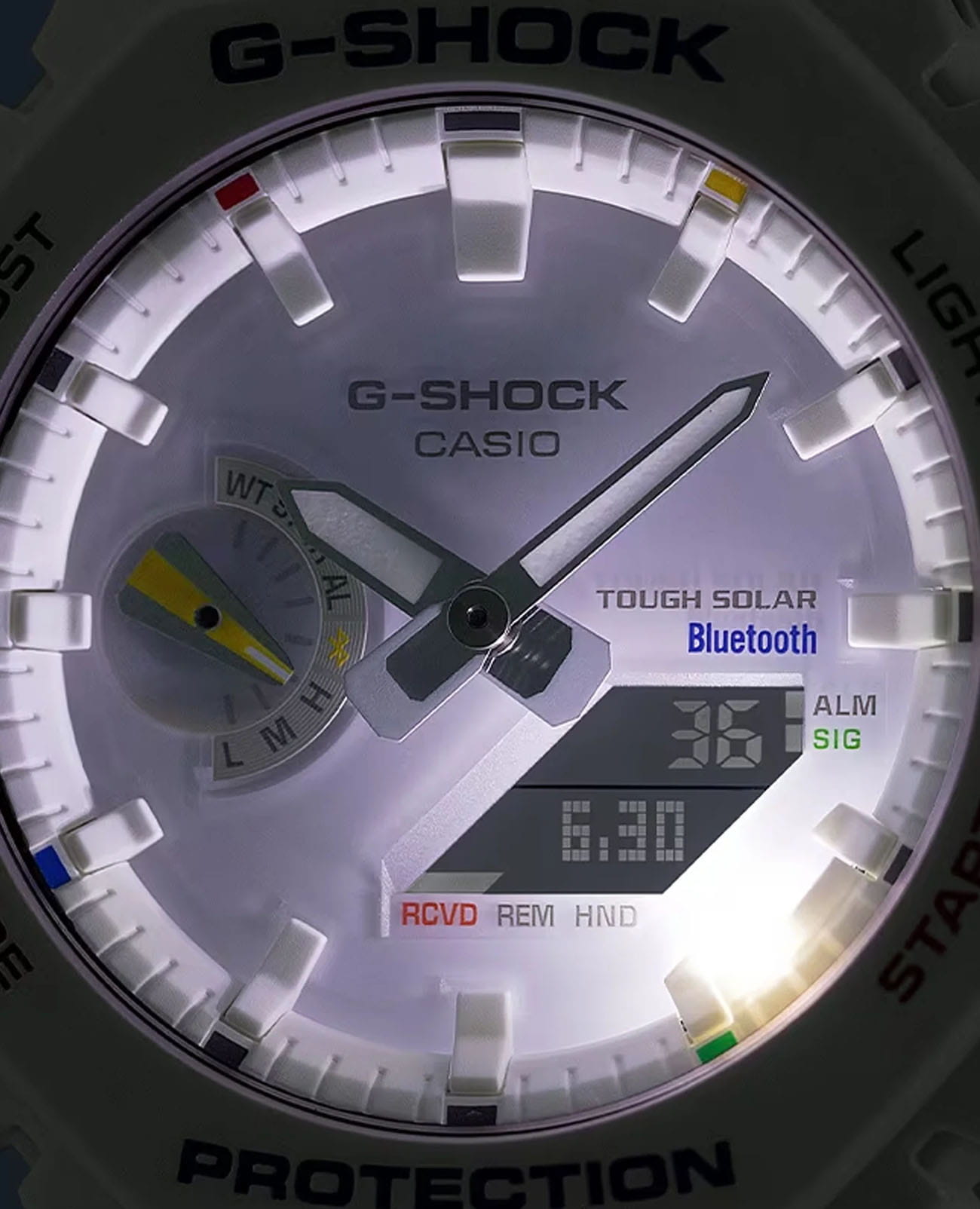 Casio Casio G-Shock GA-B2100FC-7ADR (GA-B2100FC-7A) GA - задняя крышка карбон пластик корпуса, япония часы