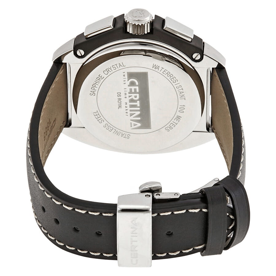 Certina Certina DS Podium C010.417.16.031.00, ds podium швейцария мужские часы на браслете кожаный боковой вид