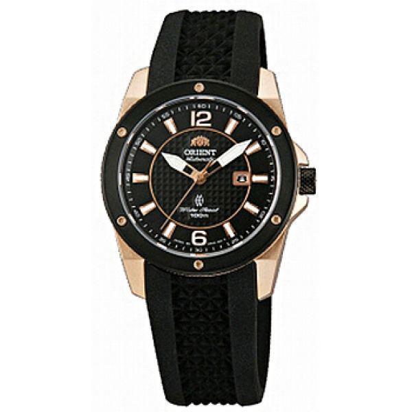 Orient Orient NR1H003B (FNR1H003B)  FNR1H003B механические женские часы черный циферблат, браслет  — вид спереди