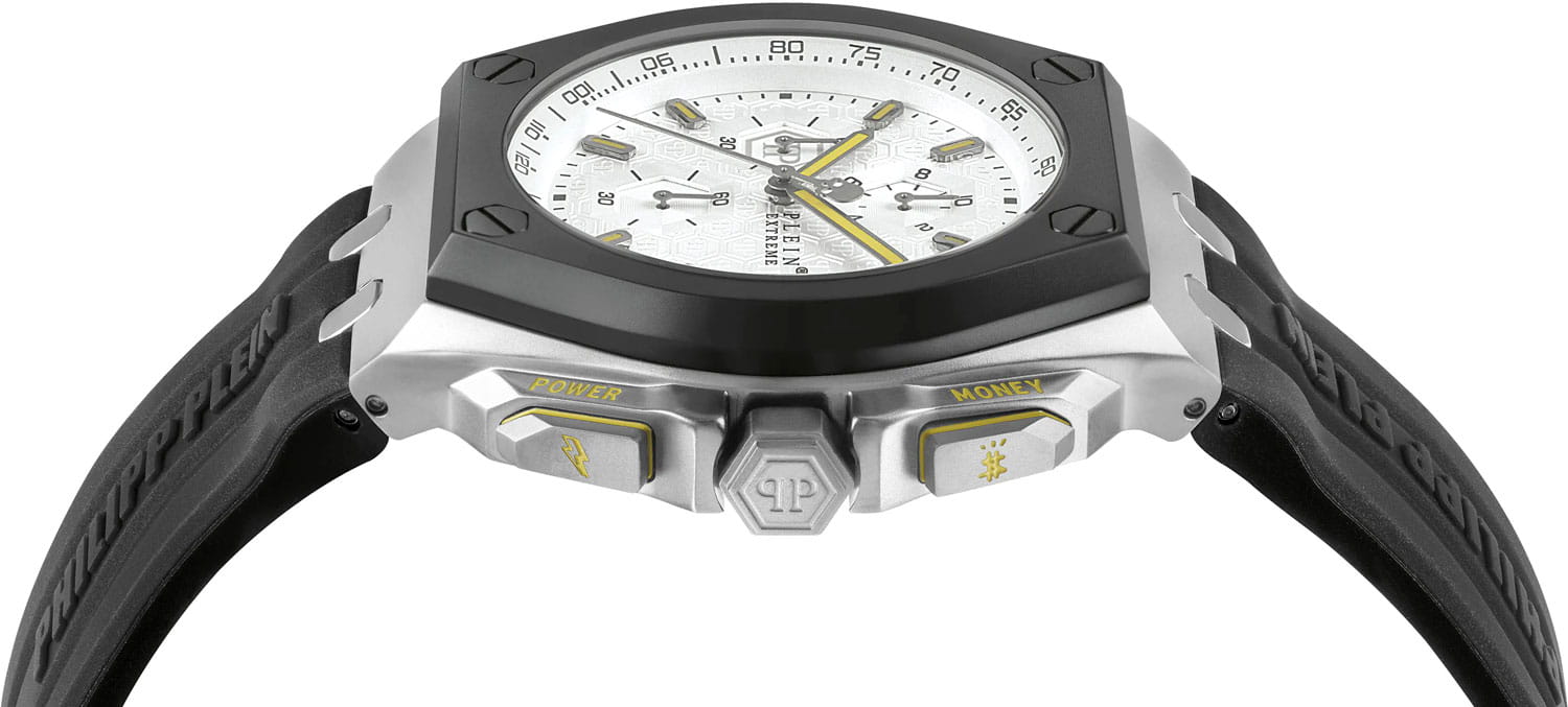 Philipp Plein Philipp Plein Extreme PWGAA0121,  германия мужские часы на браслете силикон боковой вид