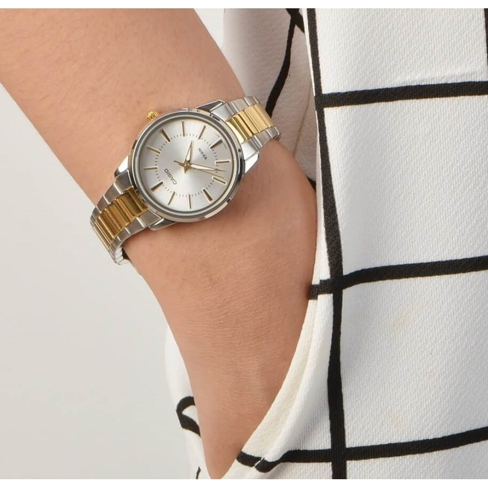 Casio Casio Collection LTP-1303SG-7AVDF (LTP-1303SG-7A) , наручные женские часы фото под углом