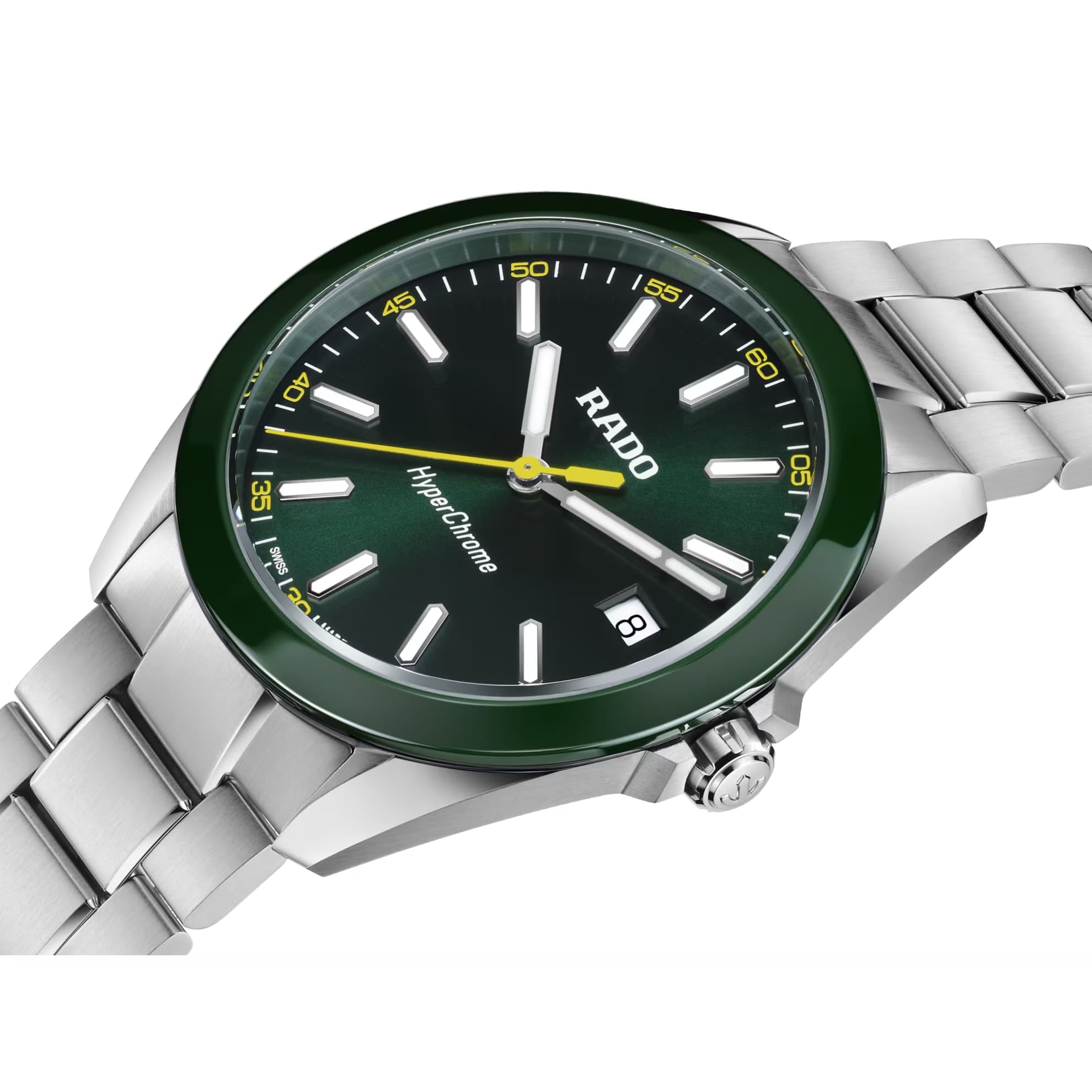 Rado R32280313 мужские часы застежка крупным планом