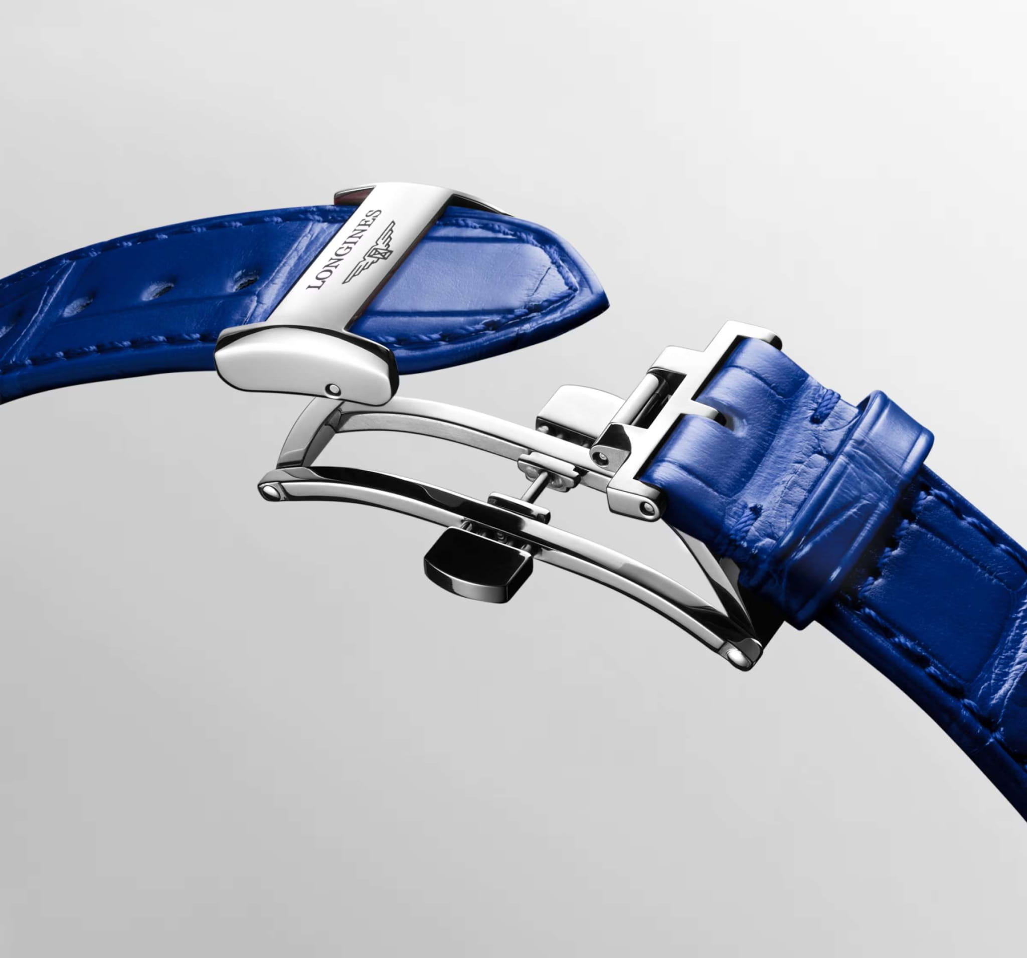 Longines Longines PrimaLuna L8.126.4.71.2 женские часы серебристый циферблат на запястье