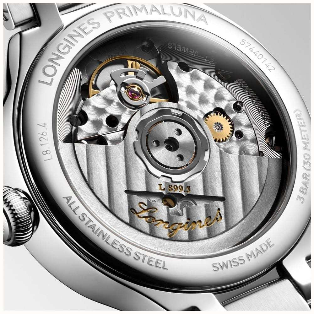 Longines Longines Elegance PrimaLuna L8.126.4.87.6 женские часы перламутровый циферблат на запястье