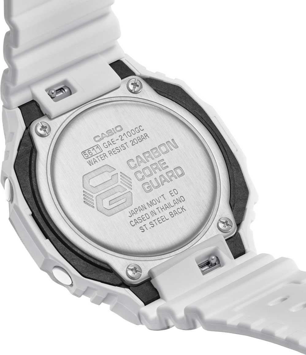 Оригинальные часы Casio Casio G-Shock Frozen Forest GAE-2100GC-7AER электронные калибр механизма  общий вид
