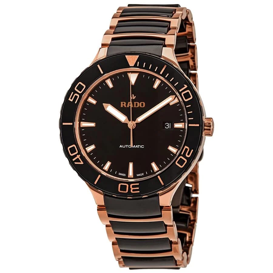 Rado Rado Centrix R30001152, centrix швейцария мужские часы на браслете сталь + pvd + керамика боковой вид