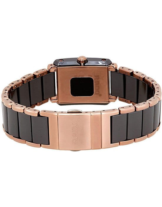 Rado Rado Integral Diamonds R20201712, integral швейцария женские часы на браслете сталь + pvd + керамика боковой вид