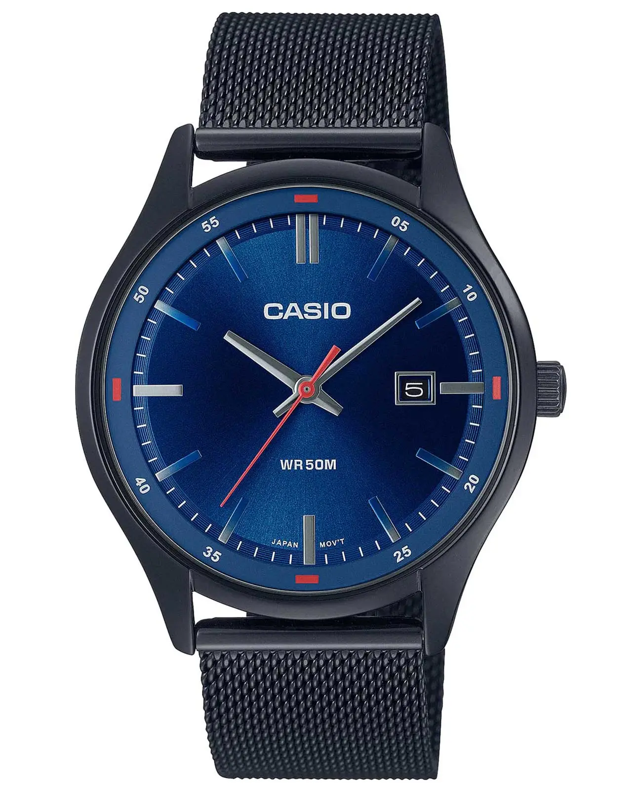 Часы Casio Collection MTP-E710MB-2A купить в Томске по цене 13463 RUB:  описание, характеристики