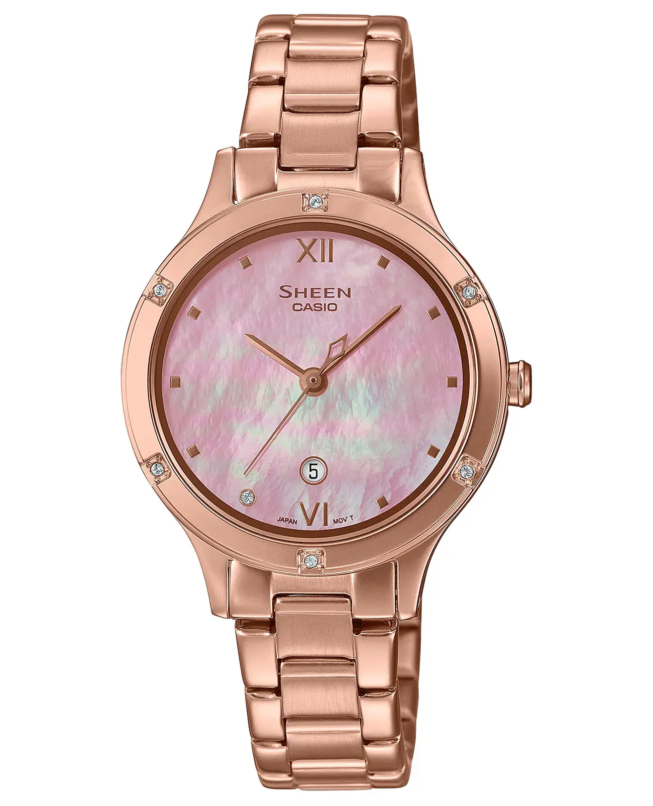 Часы Casio Sheen SHE-4546PG-4A купить в Казани по цене 24280 RUB: описание,  характеристики