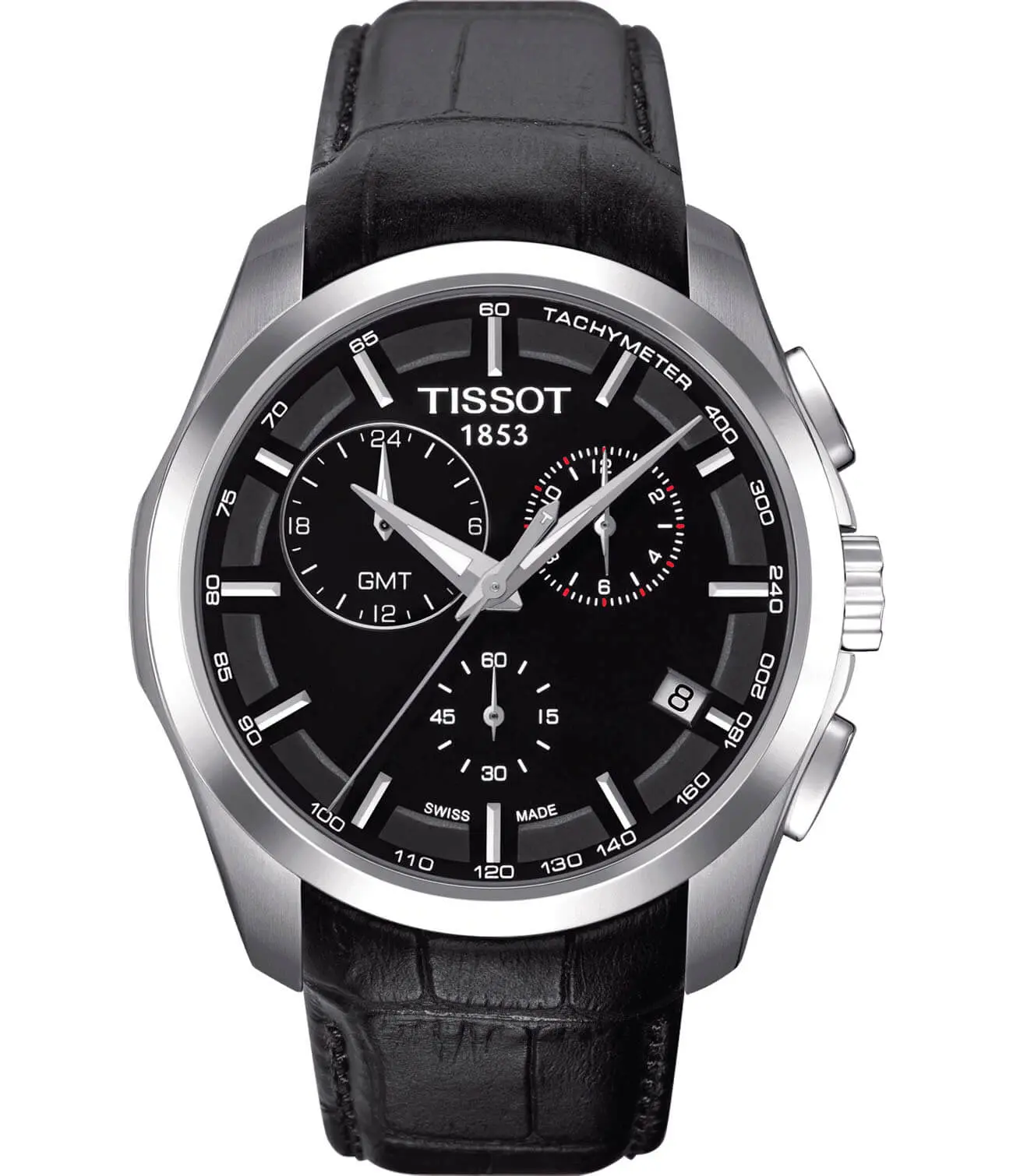 Часы Tissot Couturier GMT T0354391605100 купить в Северодвинске по цене  82801 RUB: описание, характеристики