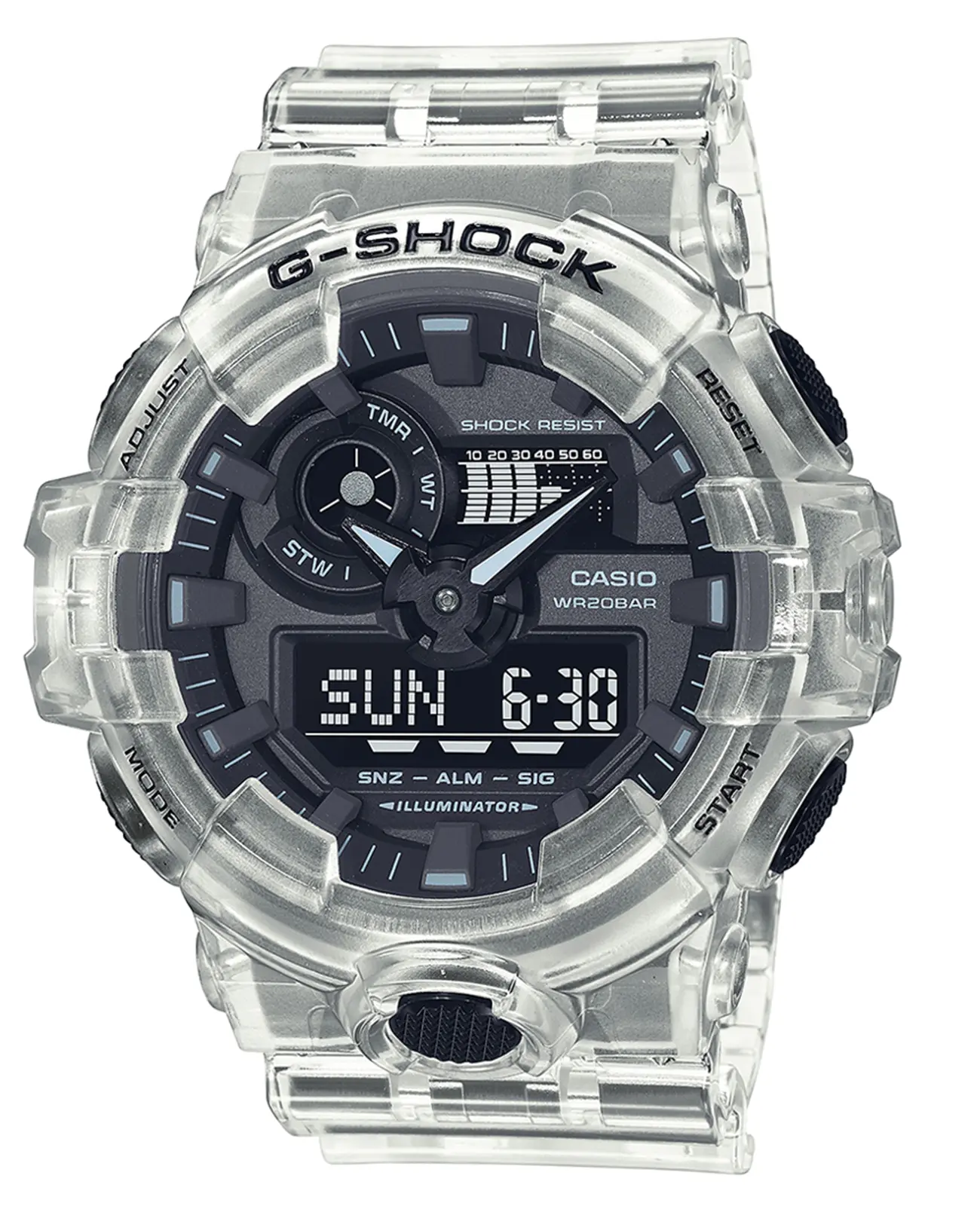 Часы Casio G-Shock GA-700SKE-7A купить в Тамбове по цене 14728 RUB:  описание, характеристики