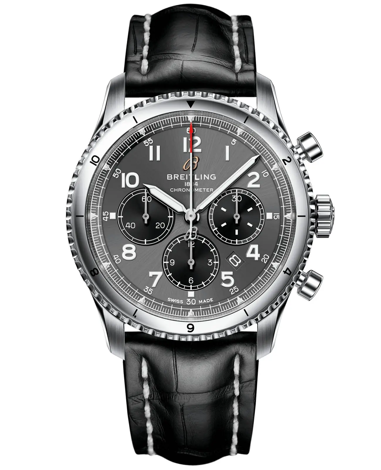 Часы Breitling Aviator 8 B01 Chronograph 43 AB0119131B1P2 купить в  Череповце по цене 1053236 RUB: описание, характеристики