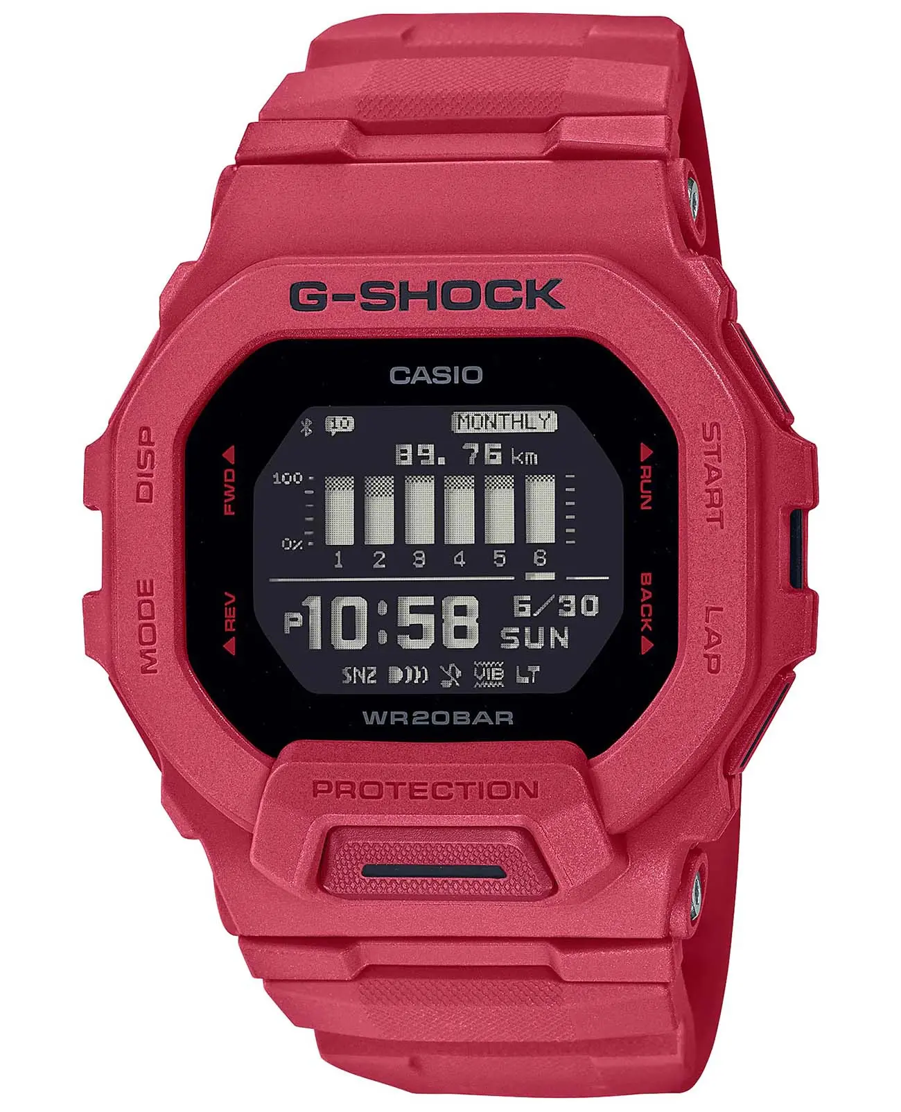 Часы Casio G-Shock GBD-200RD-4 купить в Владивостоке по цене 25281 RUB:  описание, характеристики