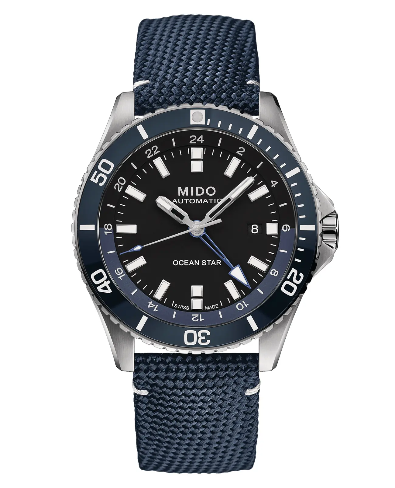 Часы Mido Ocean Star GMT M0266291705100 купить в Казани по цене 156690 RUB:  описание, характеристики