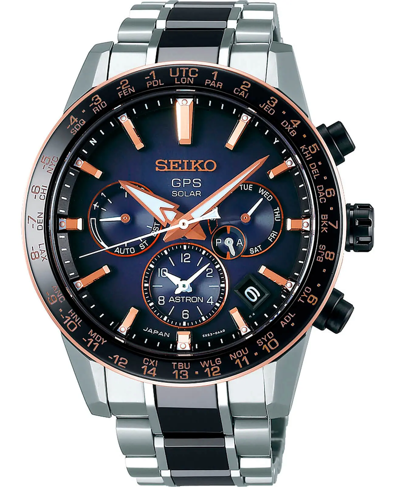 Часы Seiko Astron GPS Solar SSH007J1 купить в Омске по цене 290935 RUB:  описание, характеристики