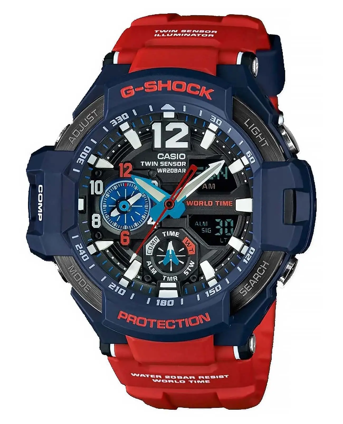 Часы Casio G-Shock GA-1100-2ADR купить в Казани по цене 37928 RUB:  описание, характеристики