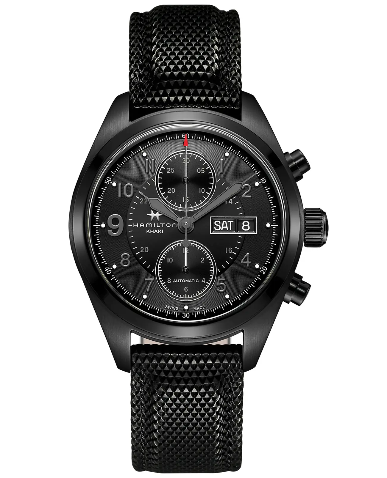 Часы Hamilton Khaki Field Auto Chrono H71626735 купить в Оренбурге по цене  252272 RUB: описание, характеристики