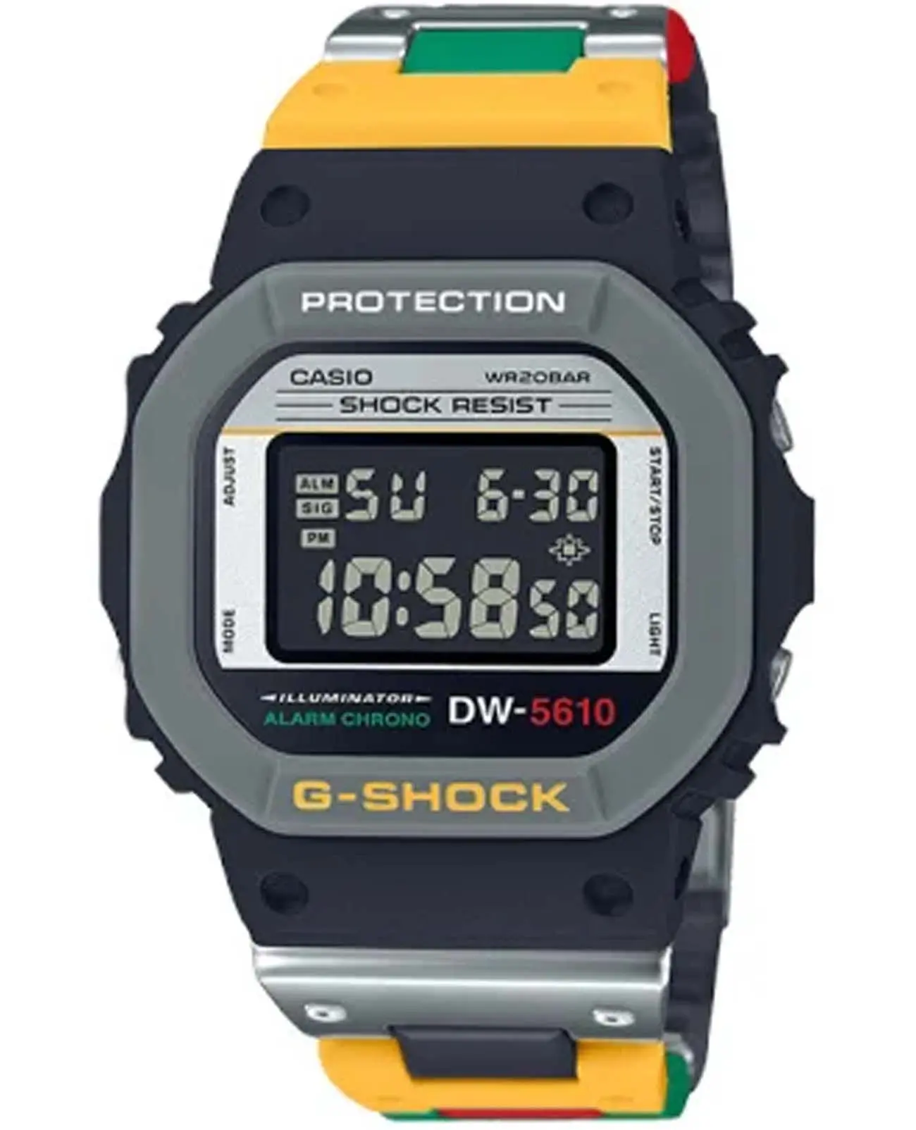 Часы Casio G-Shock DW-5610MT-1DR купить в Новосибирске по цене 28979 RUB:  описание, характеристики