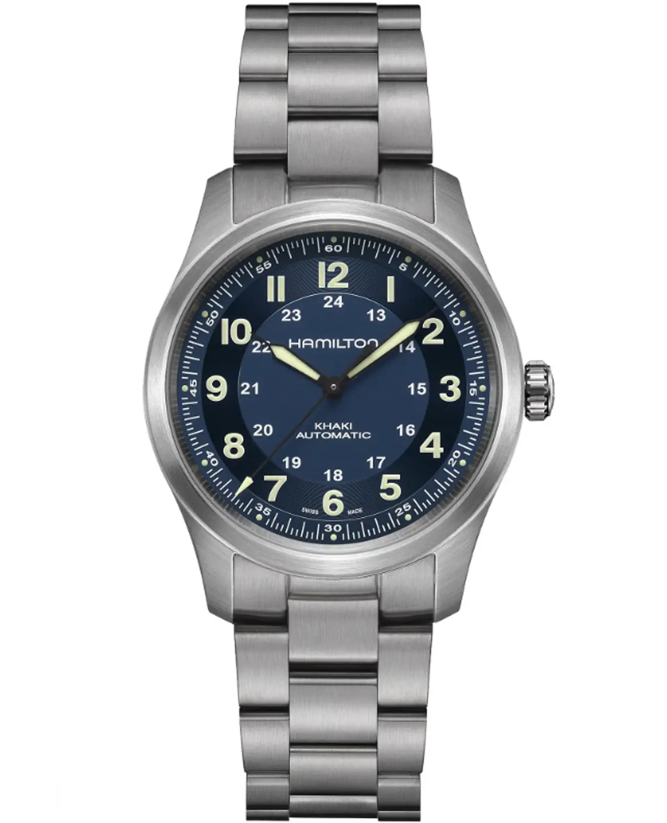 Часы Hamilton Khaki Field Titanium Auto H70205140 купить в Набережных Челнах  по цене 160572 RUB: описание, характеристики