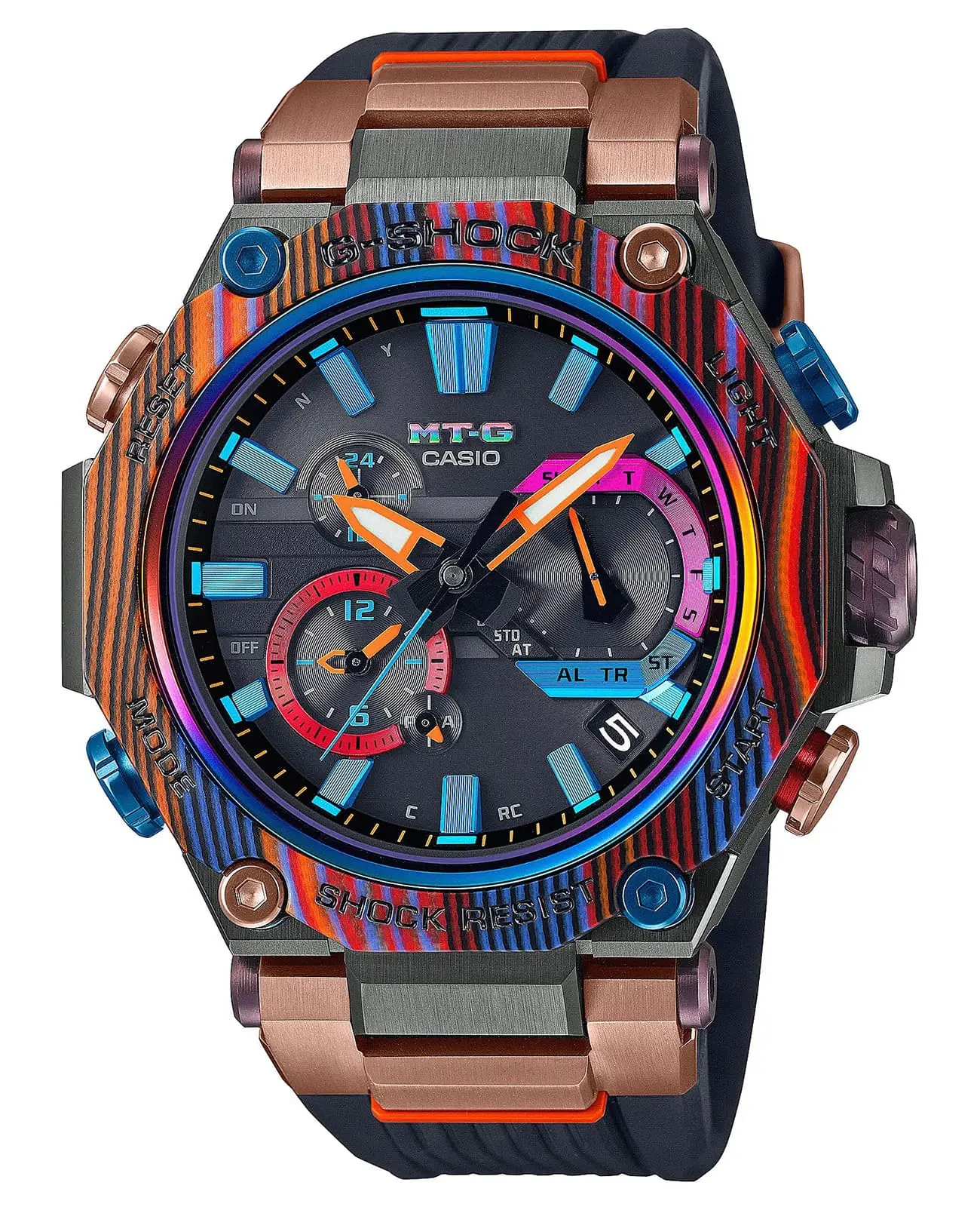 Часы Casio G-Shock Premium MTG-B2000XMG-1A Rainbow Mountain купить в Миассе  по цене 195316 RUB: описание, характеристики