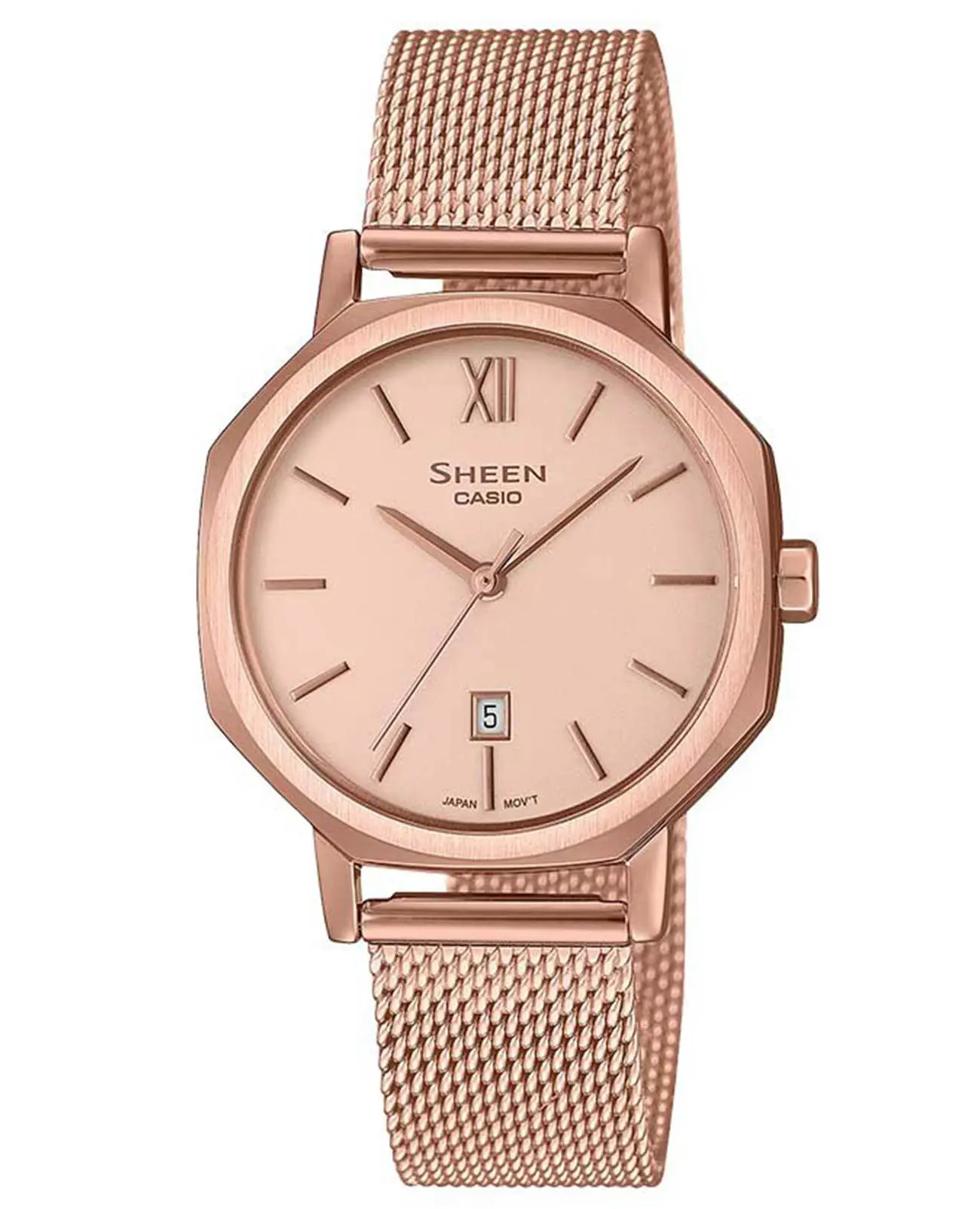 Часы Casio Sheen SHE-4554PGM-4AUEF купить в Казани по цене 24090 RUB:  описание, характеристики