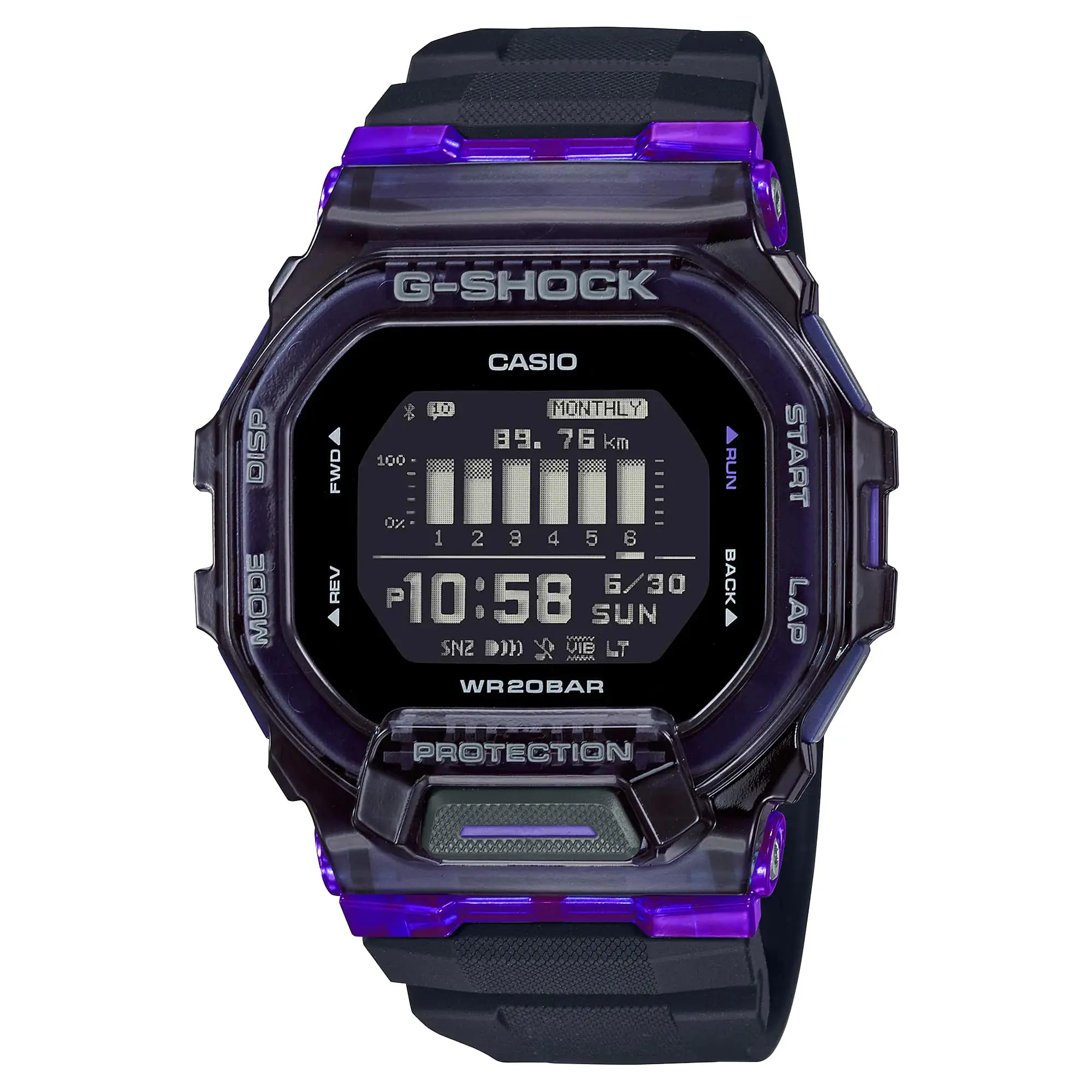 Часы Casio G-Shock GBD-200SM-1A6 купить в Оренбурге по цене 27962 RUB:  описание, характеристики