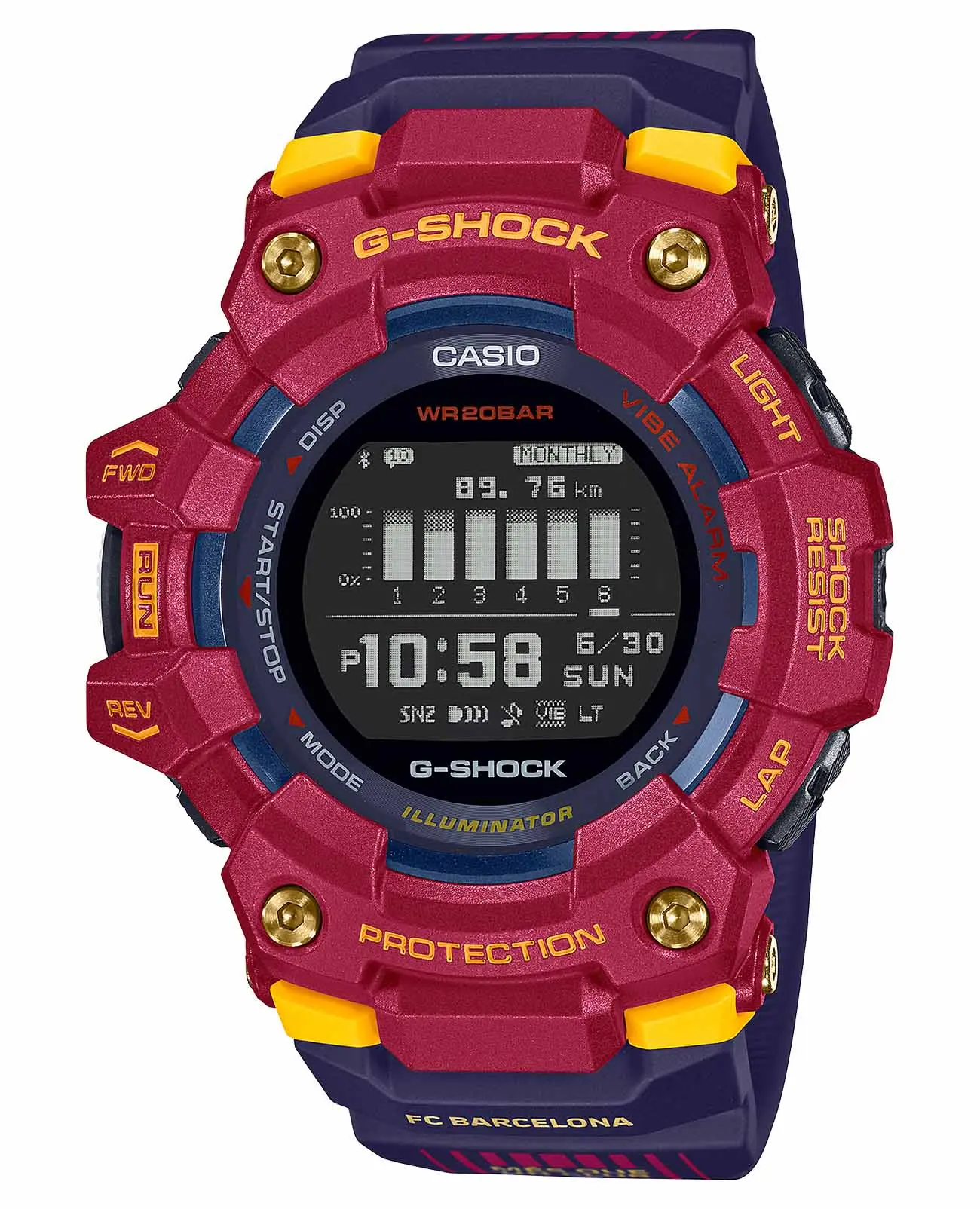 Часы Casio G-Shock GBD-100BAR-4E купить в Казани по цене 31980 RUB:  описание, характеристики