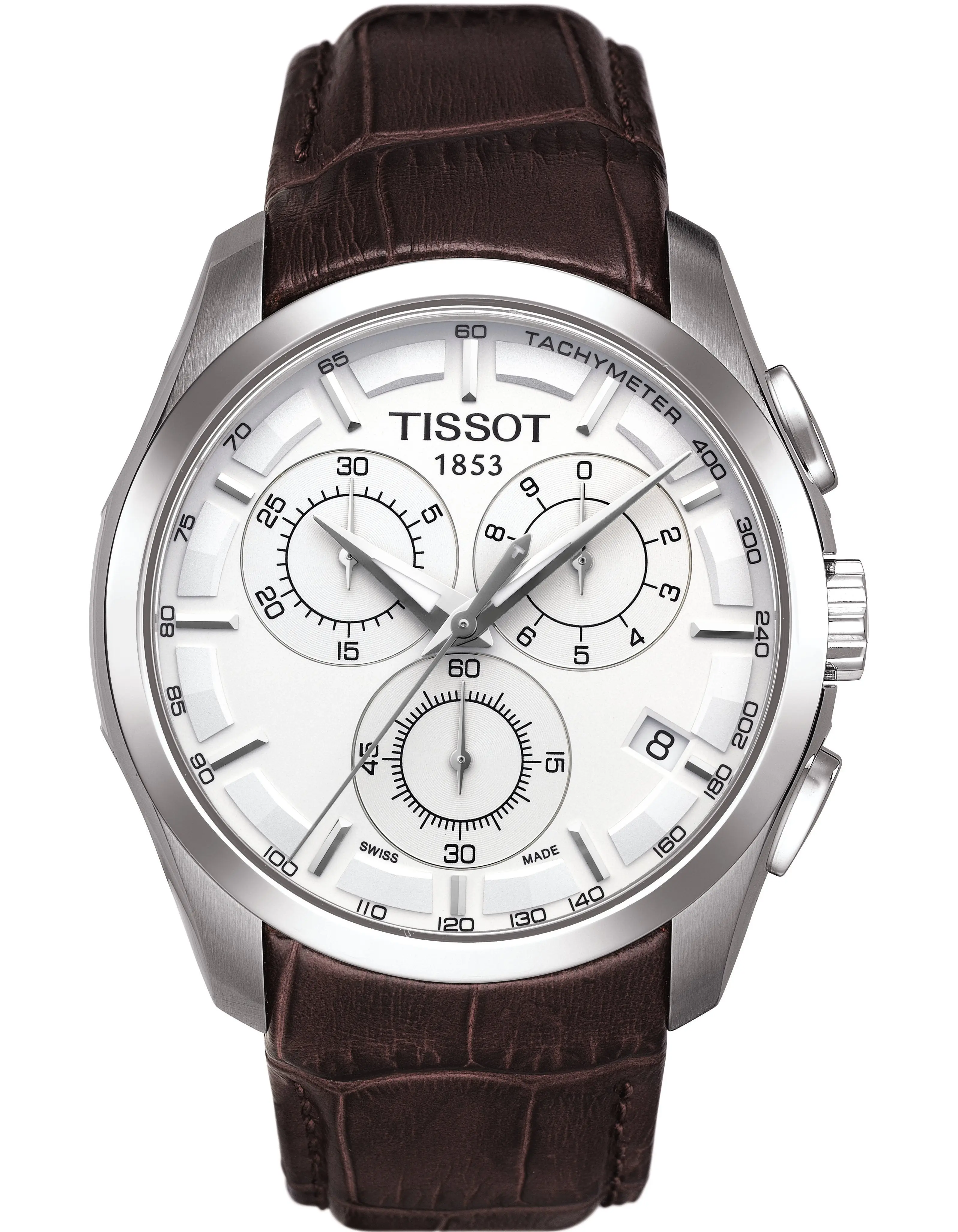 Часы Tissot Couturier Chronograph T0356171603100 купить в Оренбурге по цене  76172 RUB: описание, характеристики