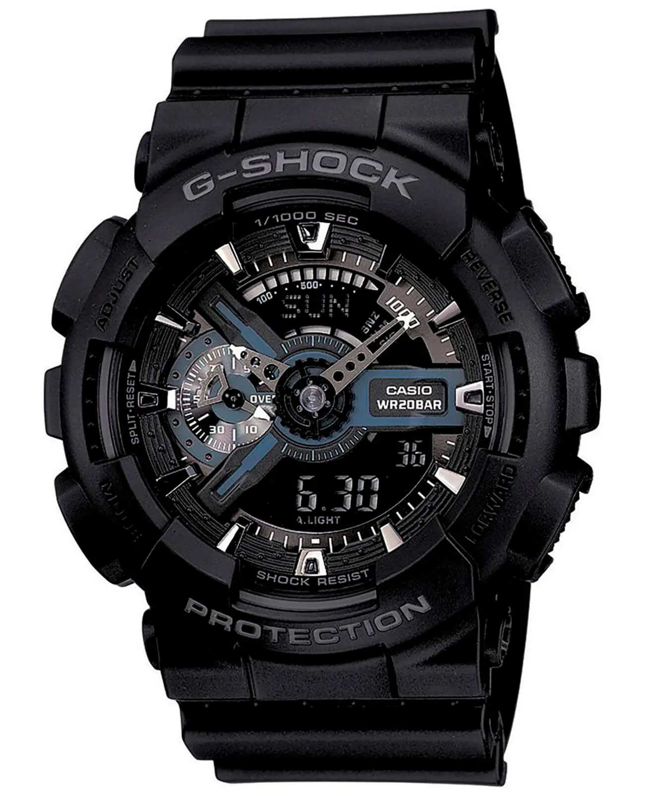 Часы Casio G-Shock GA-110-1B купить в Пскове по цене 18297 RUB: описание,  характеристики