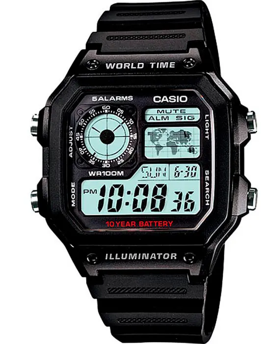 Casio Collection AE 1200WH 1AVDF AE 1200WH 1A 5573 RUB