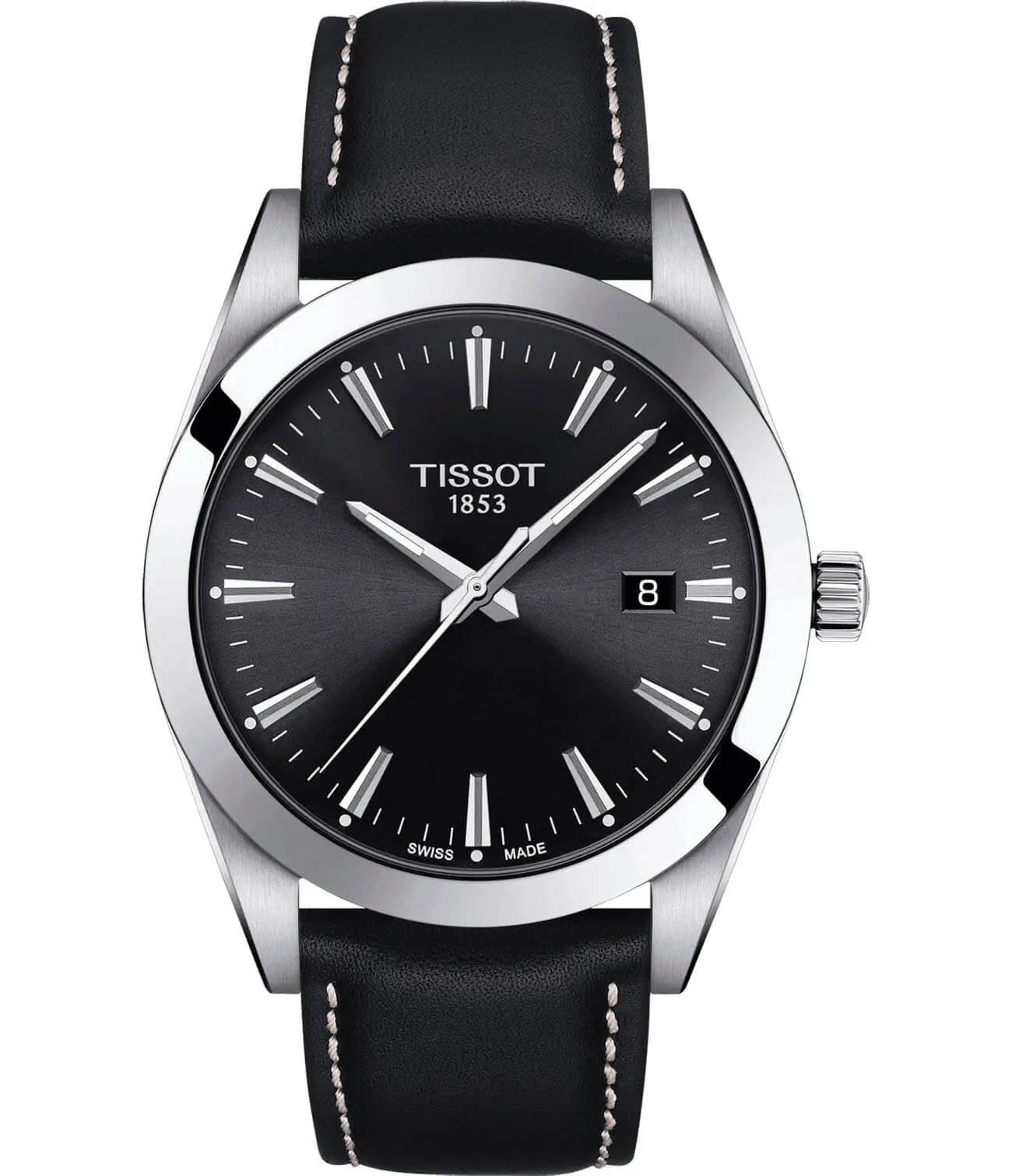 Часы Tissot Gentleman T1274101605100 купить в Уфе по цене 54688 RUB:  описание, характеристики