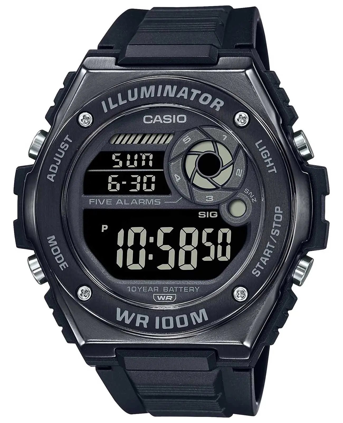 Часы Casio Collection MWD-100HB-1BVEF купить в Казани по цене 8718 RUB:  описание, характеристики