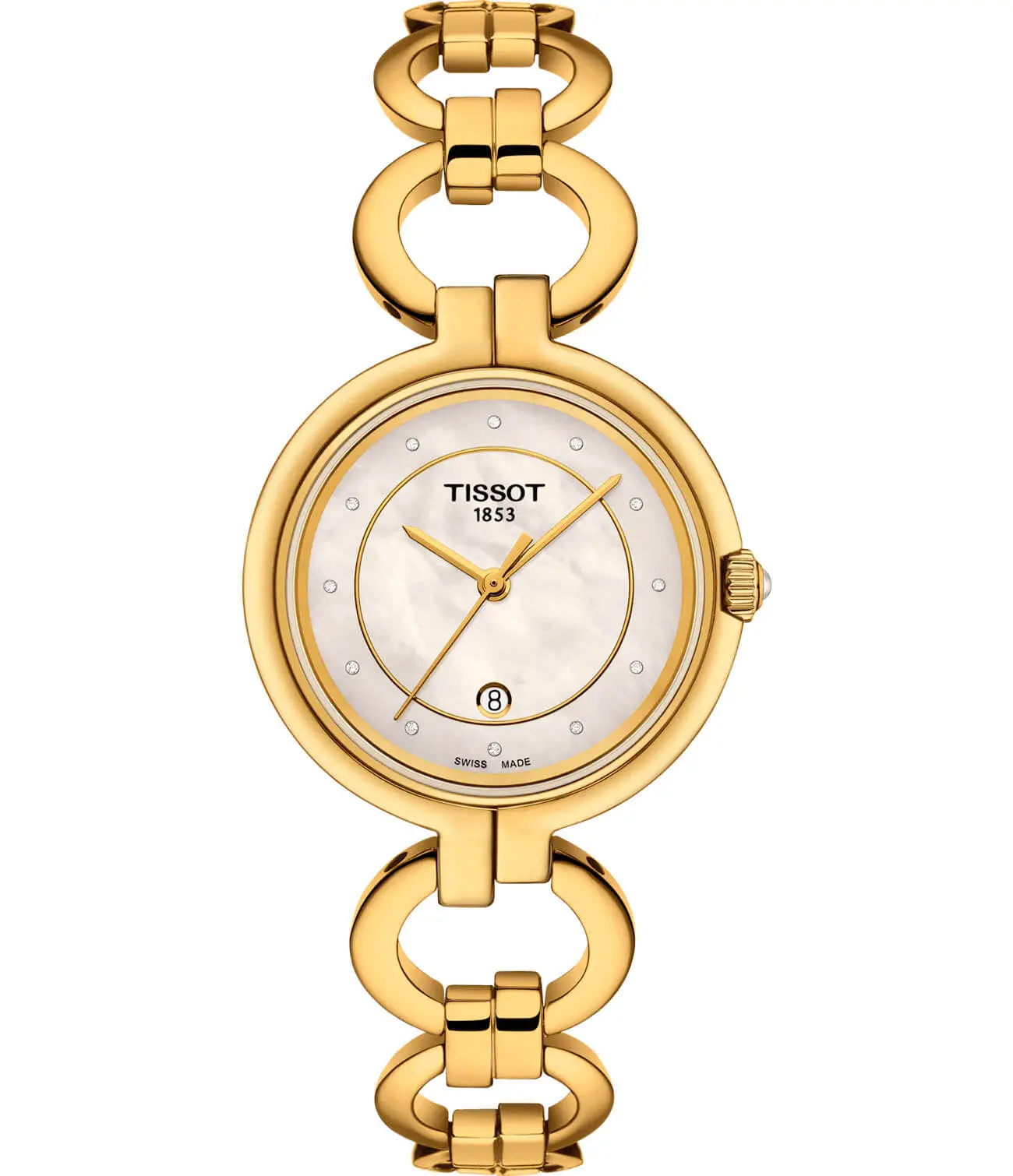 Часы Tissot Flamingo T0942103311600 купить в Ангарске по цене 68697 RUB:  описание, характеристики