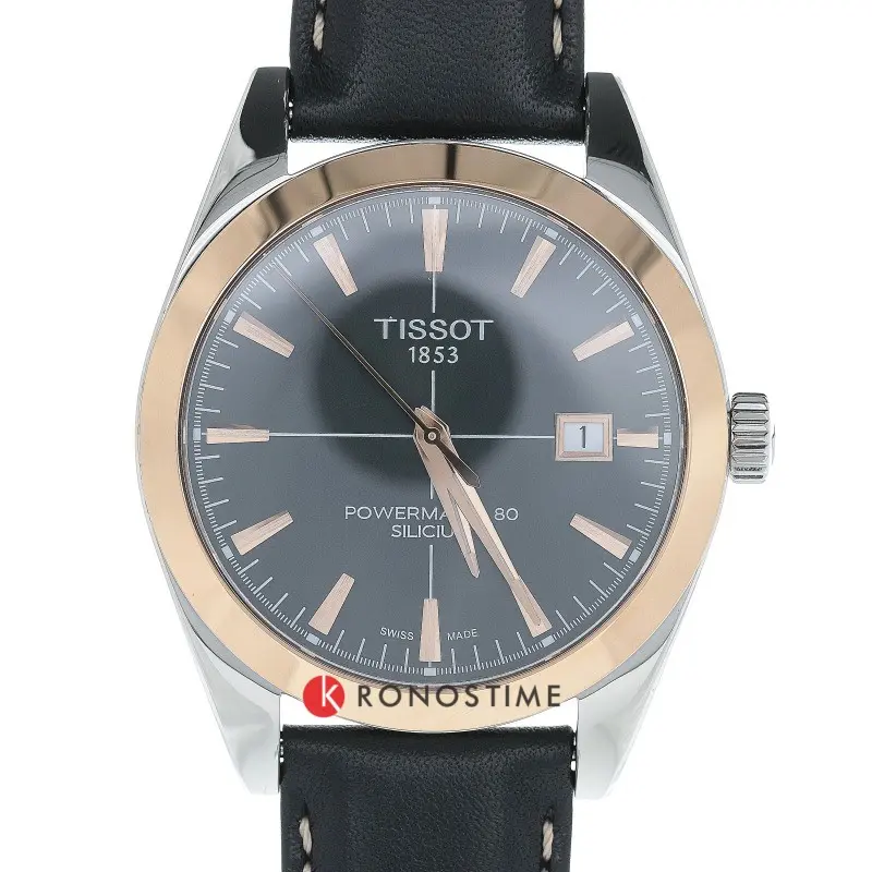 Фотография часов Tissot Gentleman Powermatic 80 Silicium 18K Gold T927.407.46.051.00